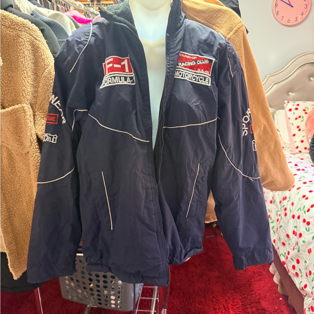F1 Formula Navy Reversible Jacket
